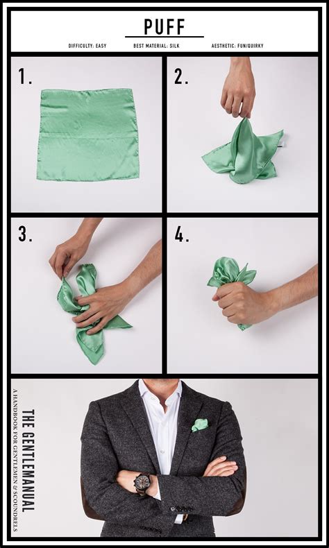 folding pocket squares.